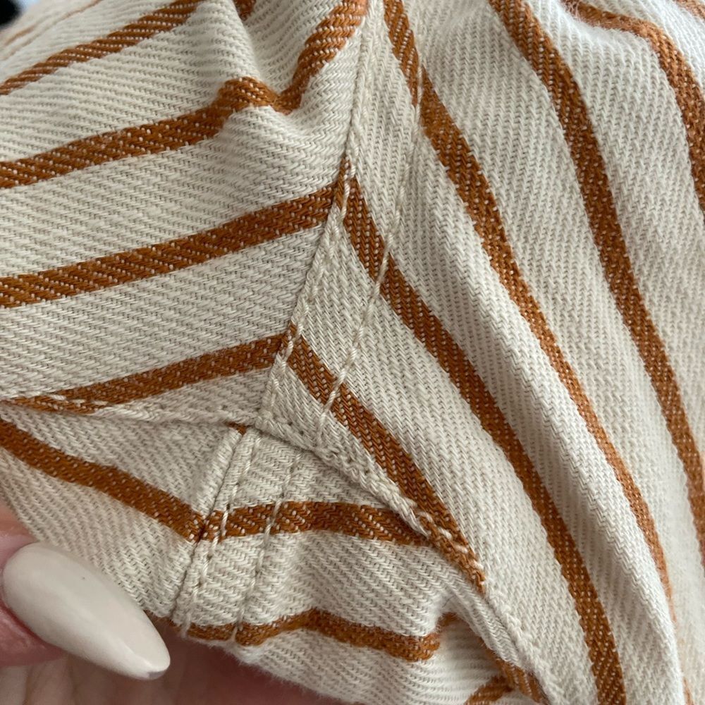 Anthropologie Kellie Striped Flare Leg Pants Size 27 - Picture 7 of 8
